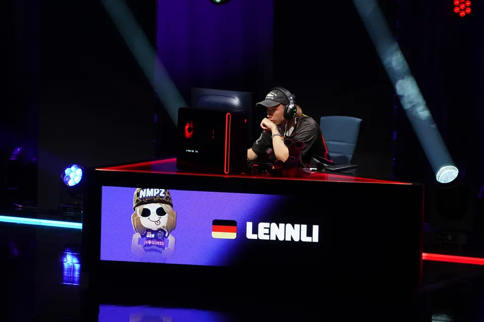 Lennli auf der Hauptbühne der World Championship
