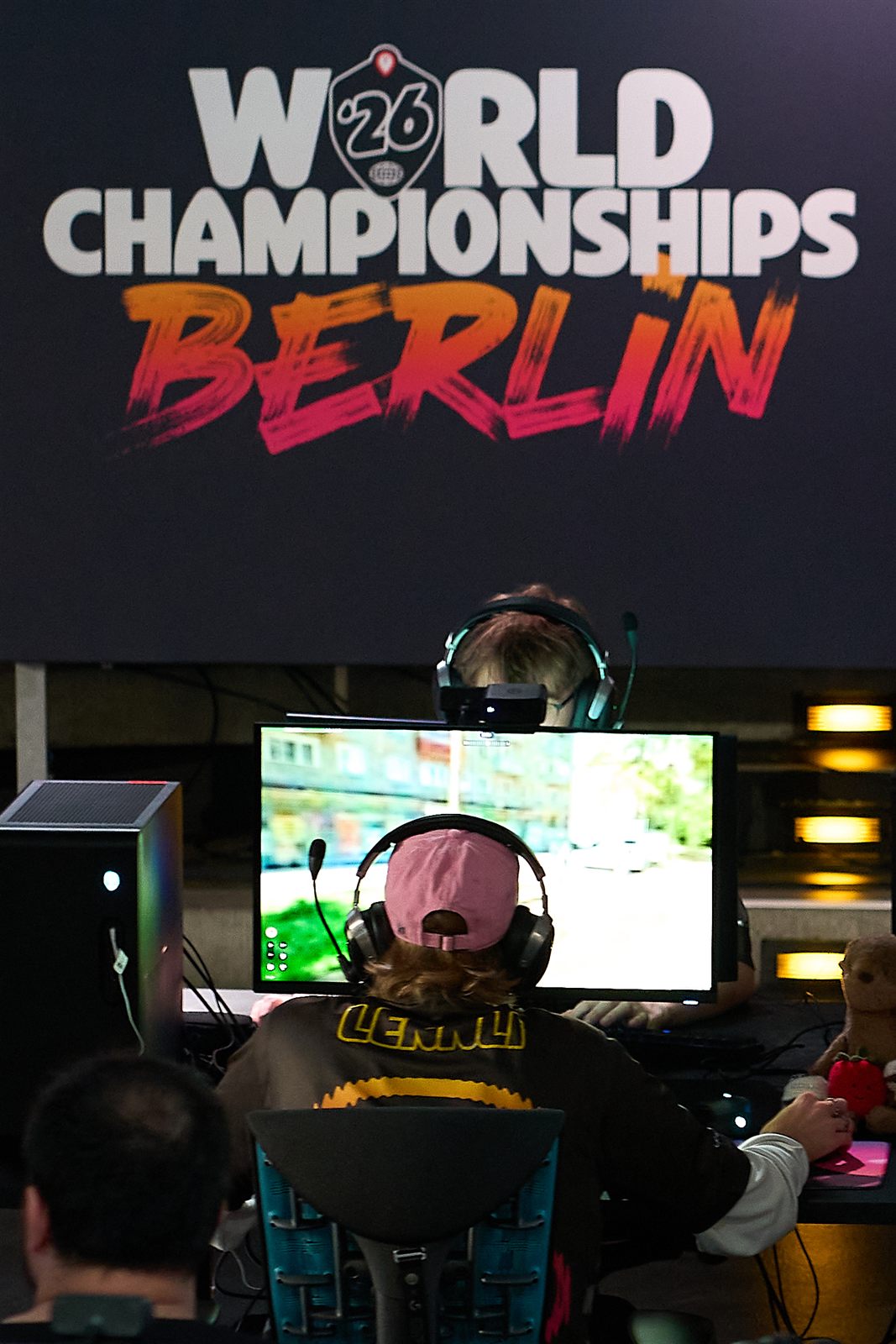 Lennli am PC-Platz bei der World Championship 2026 in Berlin